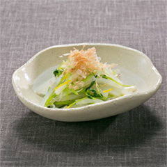 大根と三つ葉の柚ぽん酢和え(病院食:副菜)