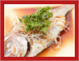 スチコンで中国風　白身魚の蒸し物